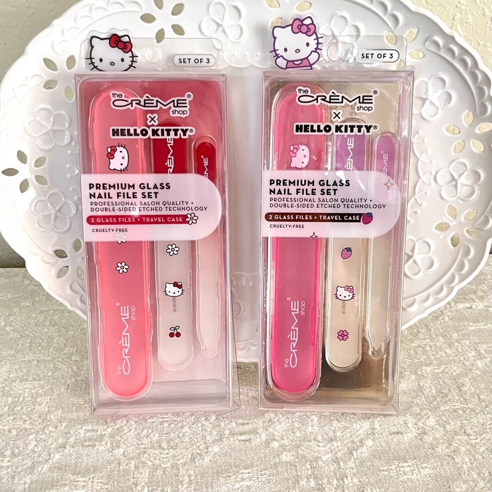 HELLO KITTY Glass Nail File Sets